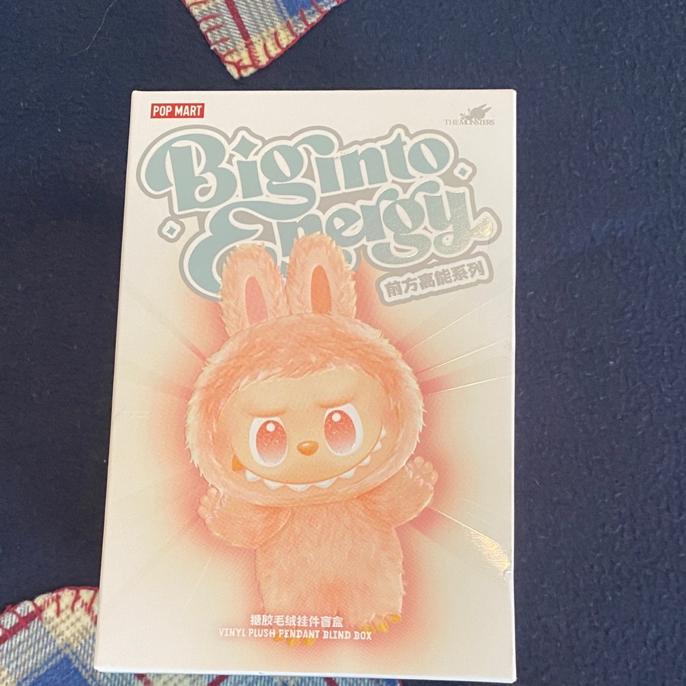 Pop Mart Biginto Energy Pink Plush Pendant